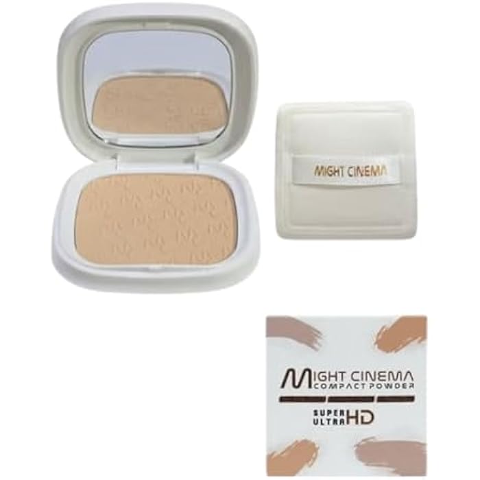 Compact Powder with Sponge – Velvet Matte Pressed Face Powder – 4 Shades for Smooth, Shine-Free Finish – Sets Foundation, Blurs Pores and Imperfections – Ideal for Oily and Combination Skin (103) - Image 1